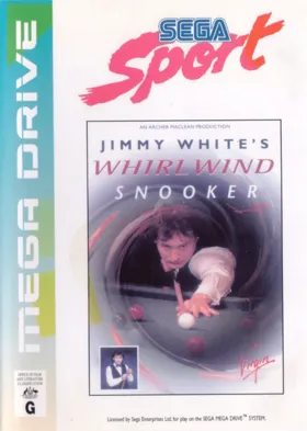 Jimmy White's Whirlwind Snooker (Europe) box cover front